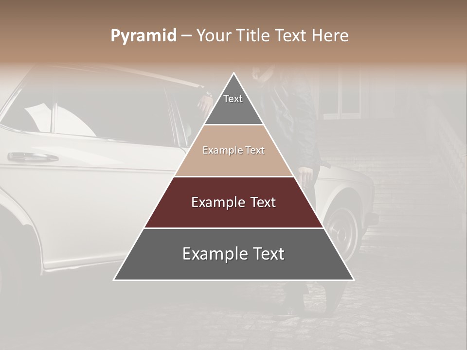 Hot Caucasian Glamour PowerPoint Template