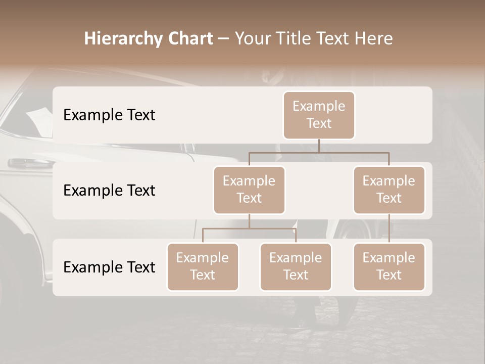 Hot Caucasian Glamour PowerPoint Template