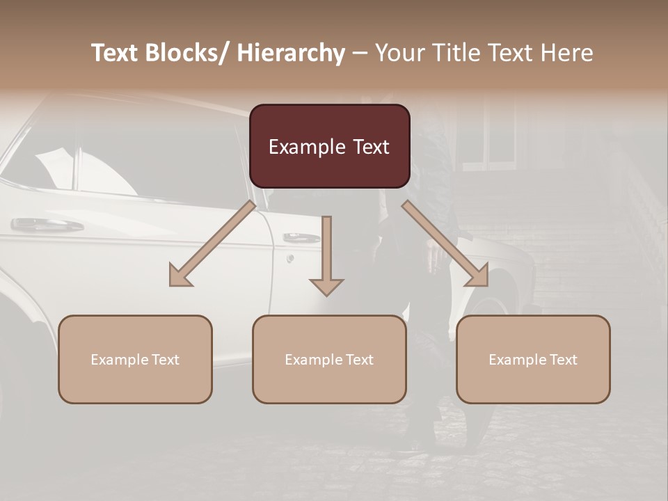 Hot Caucasian Glamour PowerPoint Template