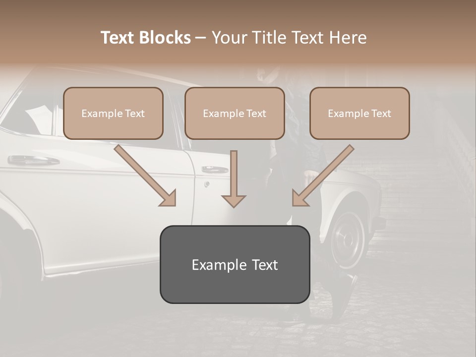 Hot Caucasian Glamour PowerPoint Template