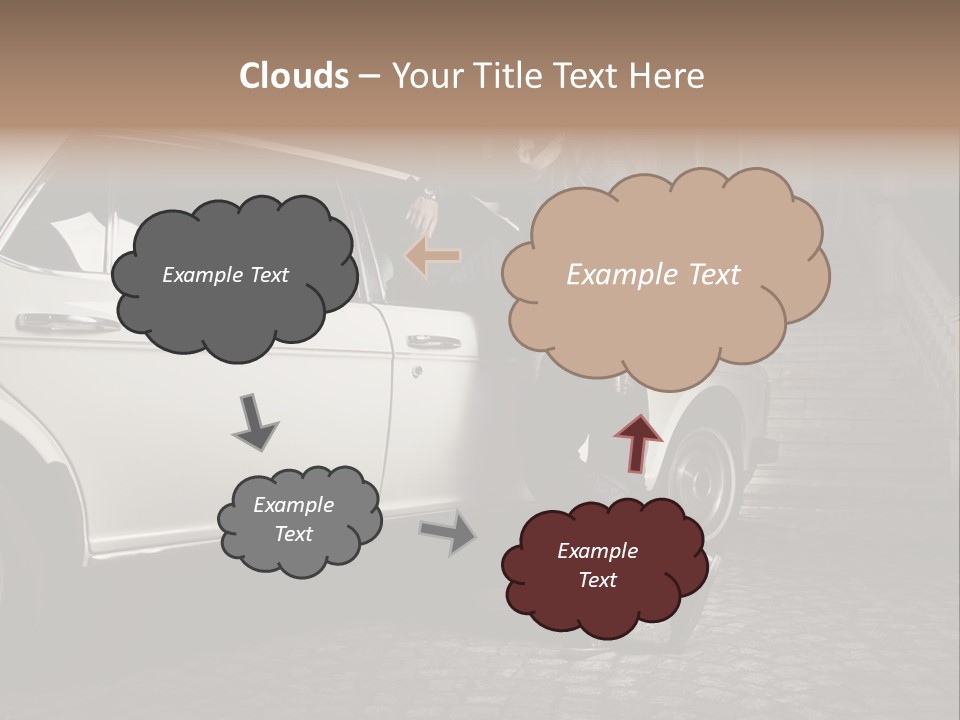 Hot Caucasian Glamour PowerPoint Template