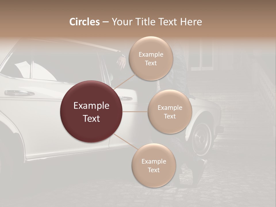 Hot Caucasian Glamour PowerPoint Template