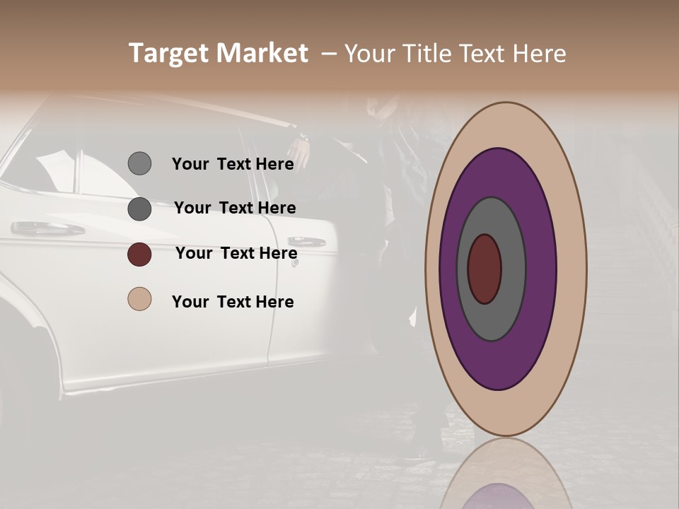 Hot Caucasian Glamour PowerPoint Template