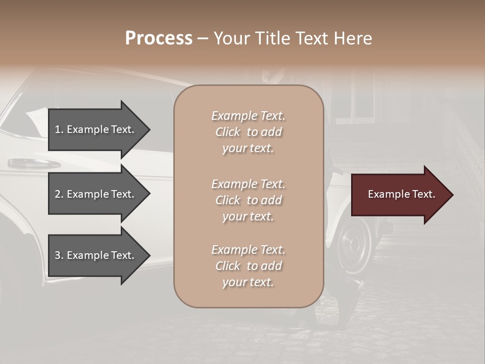 Hot Caucasian Glamour PowerPoint Template