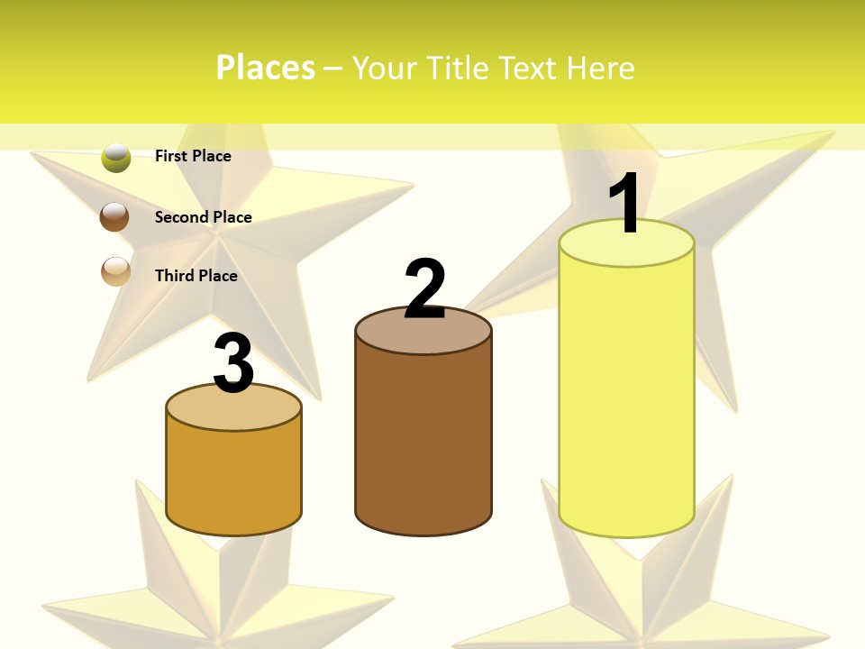 Gold Popular Pentagon PowerPoint Template