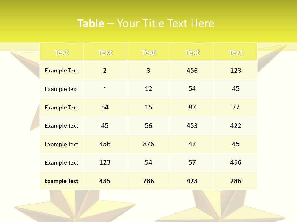 Gold Popular Pentagon PowerPoint Template