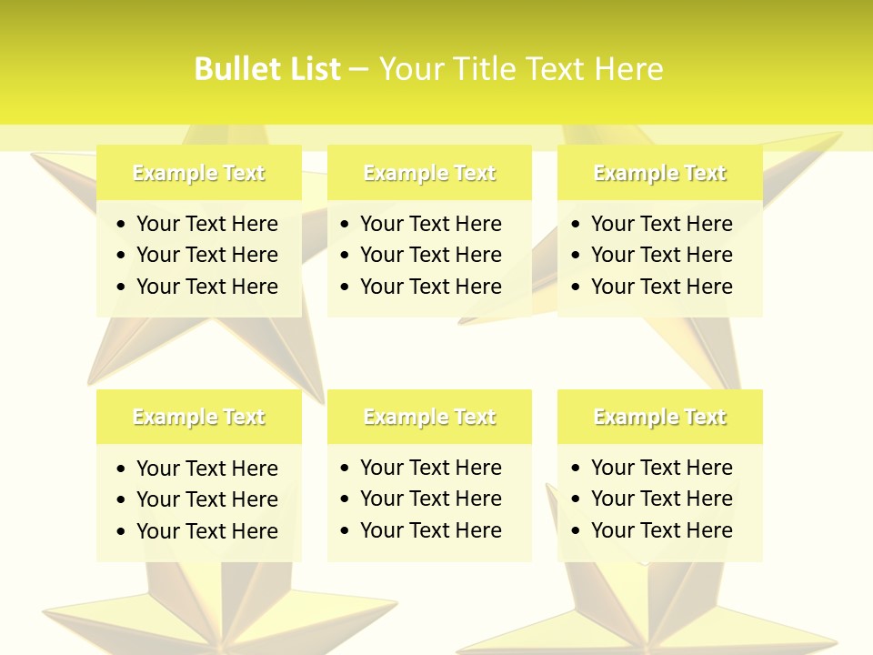 Gold Popular Pentagon PowerPoint Template