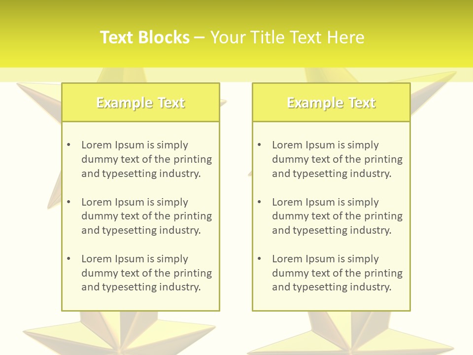 Gold Popular Pentagon PowerPoint Template