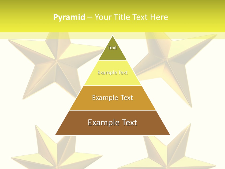 Gold Popular Pentagon PowerPoint Template