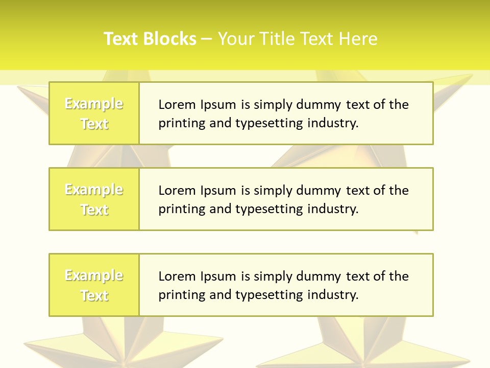 Gold Popular Pentagon PowerPoint Template