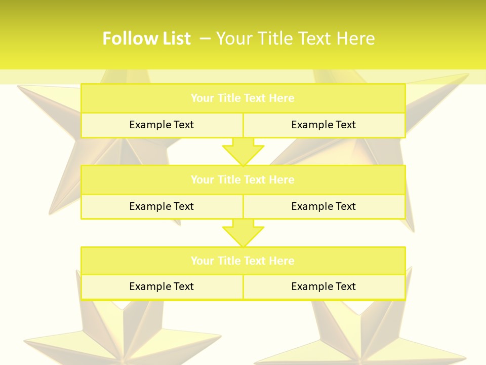 Gold Popular Pentagon PowerPoint Template