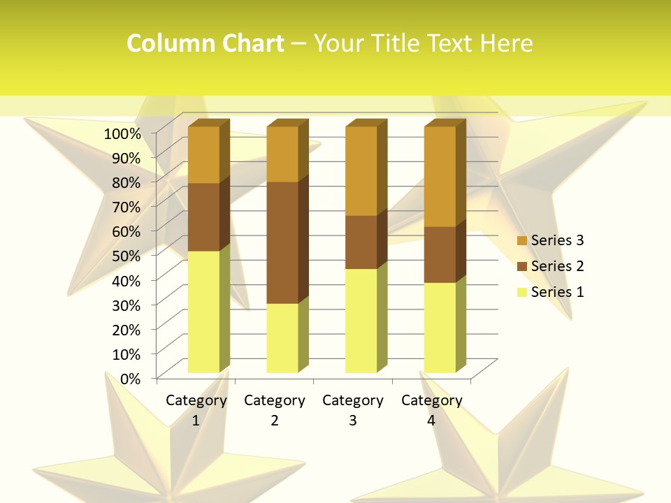 Gold Popular Pentagon PowerPoint Template