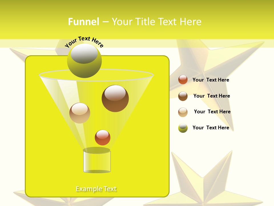 Gold Popular Pentagon PowerPoint Template