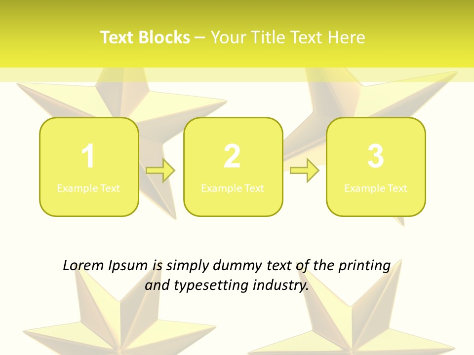 Gold Popular Pentagon PowerPoint Template