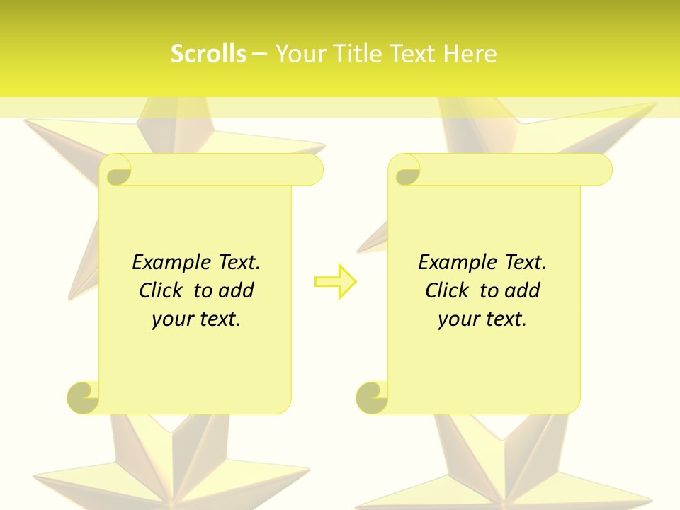 Gold Popular Pentagon PowerPoint Template