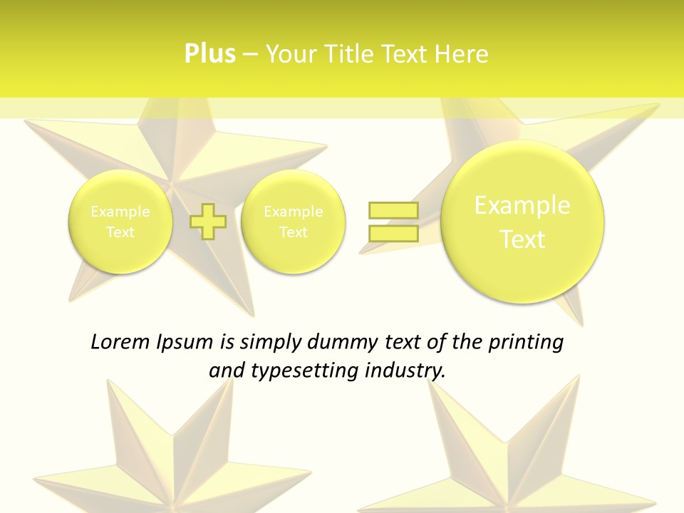 Gold Popular Pentagon PowerPoint Template