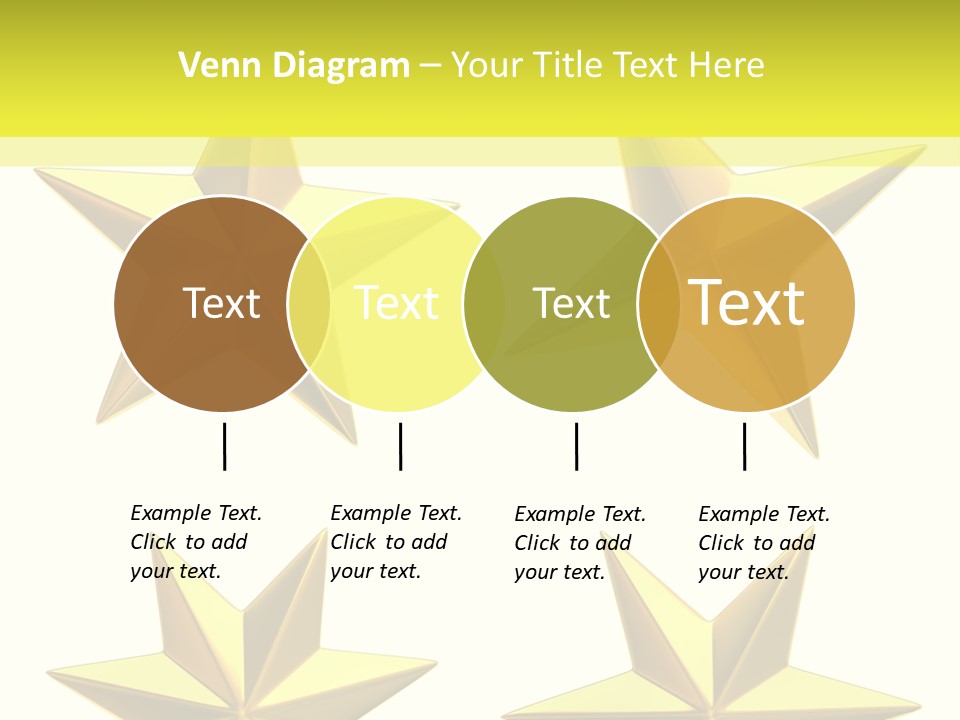 Gold Popular Pentagon PowerPoint Template
