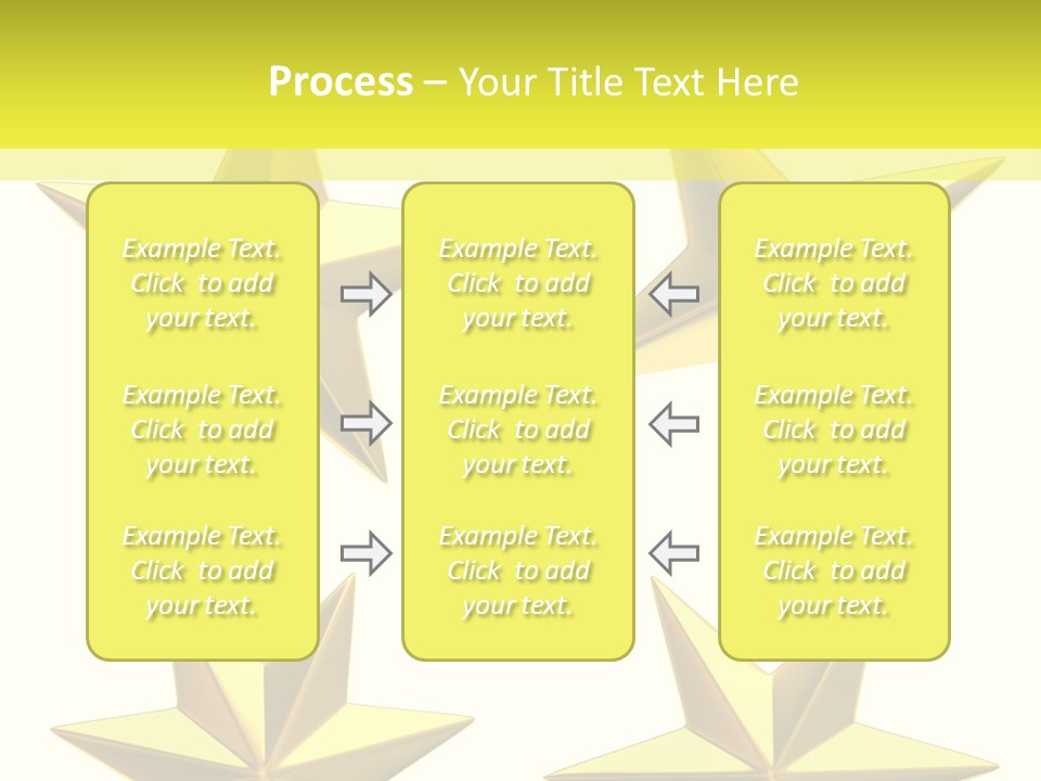 Gold Popular Pentagon PowerPoint Template