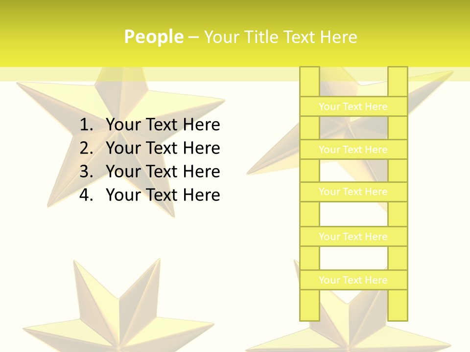 Gold Popular Pentagon PowerPoint Template