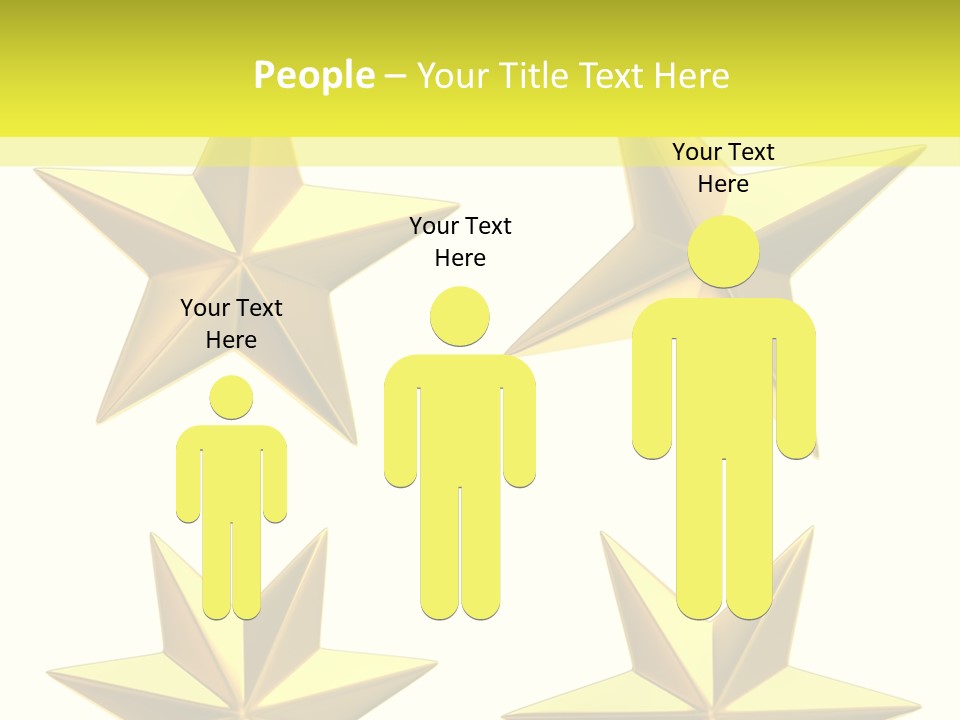 Gold Popular Pentagon PowerPoint Template