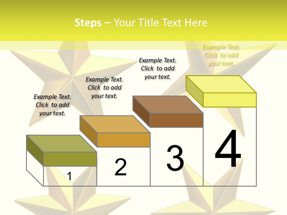 Gold Popular Pentagon PowerPoint Template