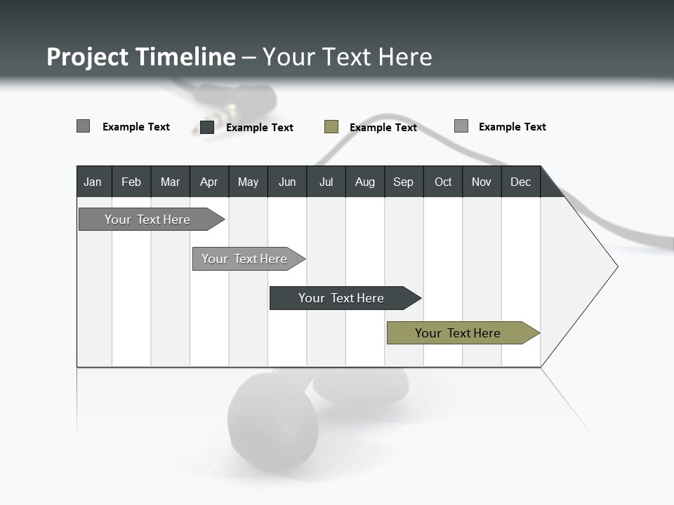 Music Nobody Telephone PowerPoint Template