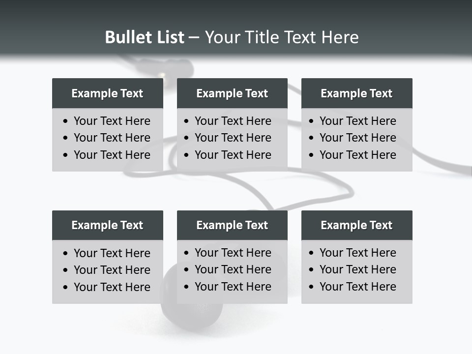 Music Nobody Telephone PowerPoint Template