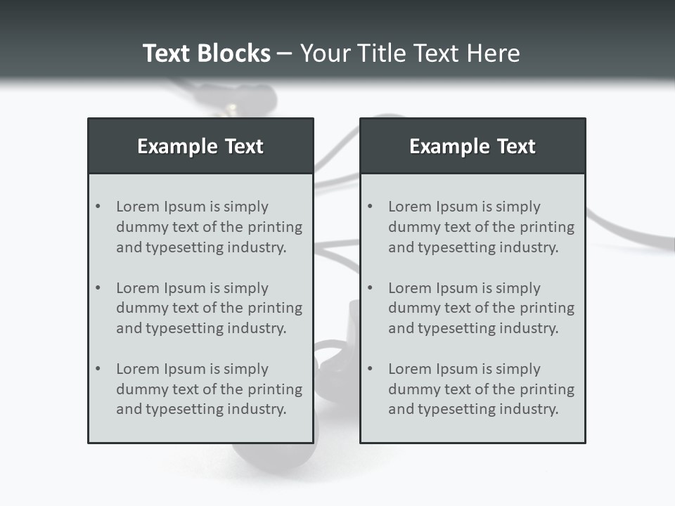 Music Nobody Telephone PowerPoint Template