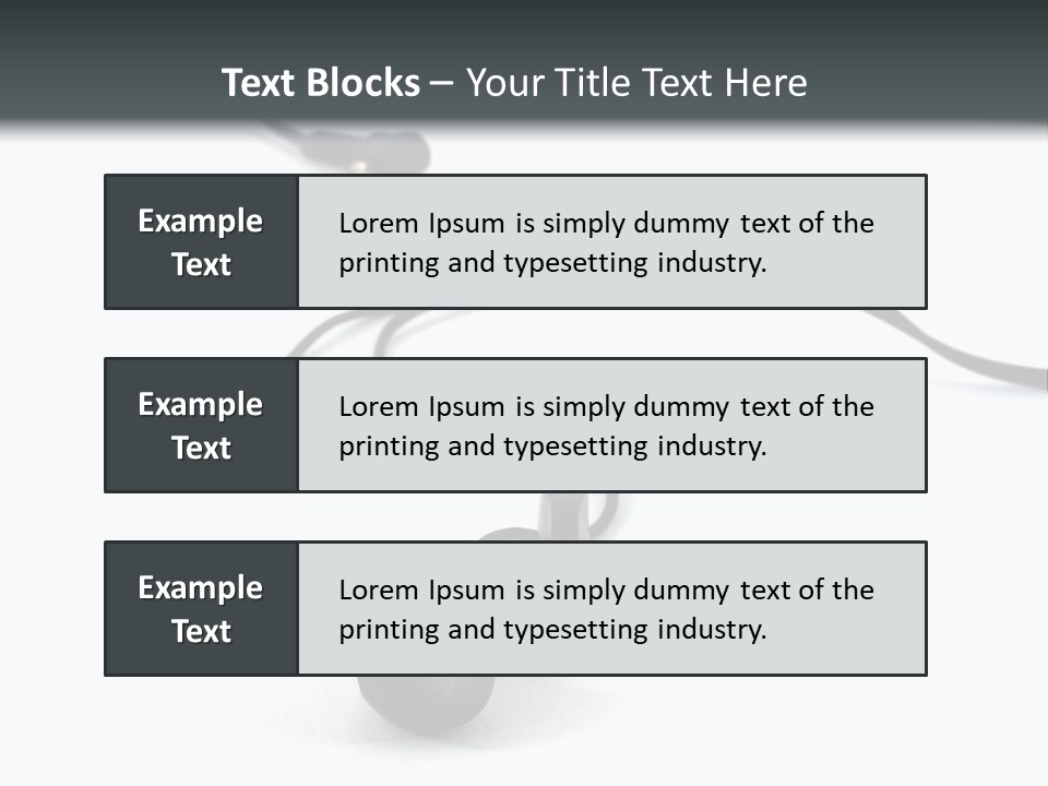 Music Nobody Telephone PowerPoint Template