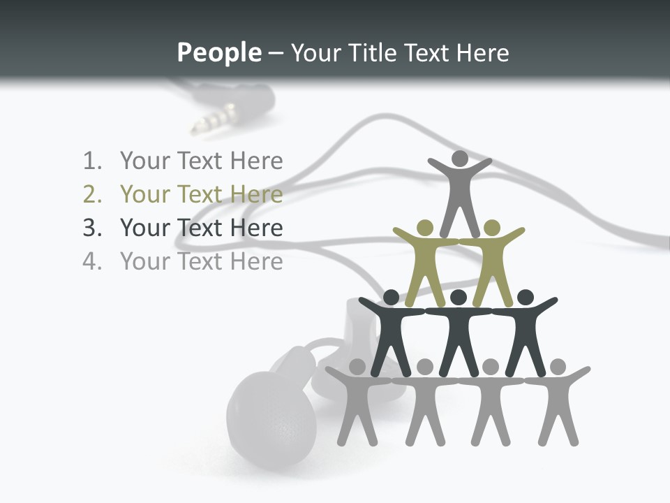 Music Nobody Telephone PowerPoint Template
