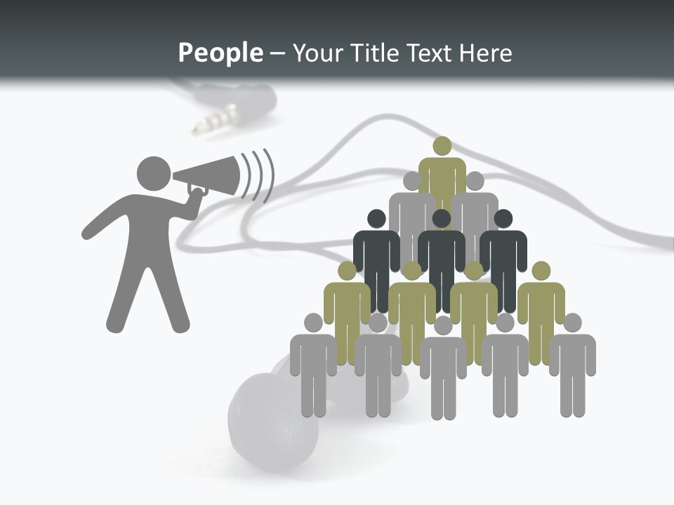 Music Nobody Telephone PowerPoint Template