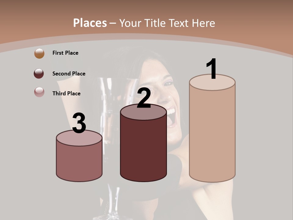 Woman Fashion Cheerful PowerPoint Template