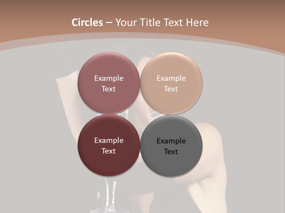 Woman Fashion Cheerful PowerPoint Template