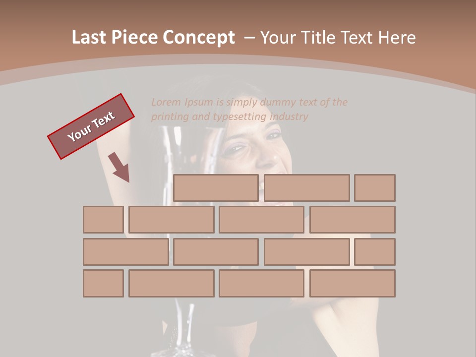 Woman Fashion Cheerful PowerPoint Template