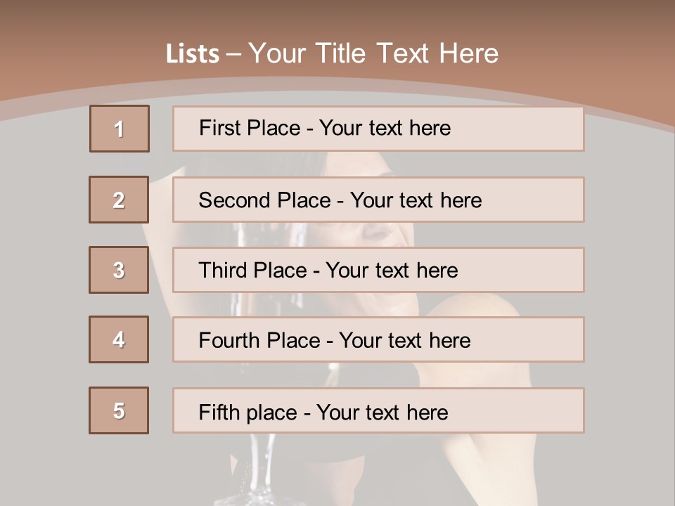 Woman Fashion Cheerful PowerPoint Template