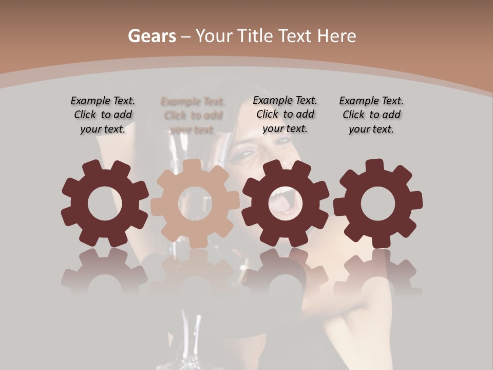 Woman Fashion Cheerful PowerPoint Template