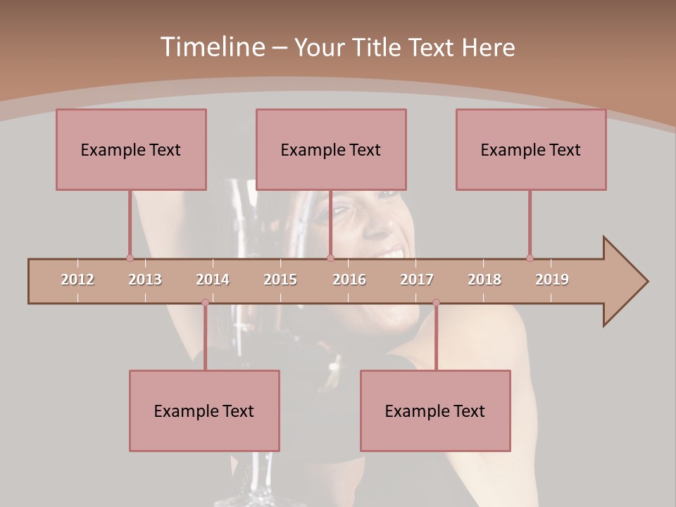 Woman Fashion Cheerful PowerPoint Template