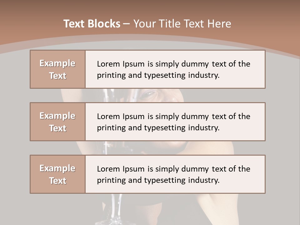 Woman Fashion Cheerful PowerPoint Template