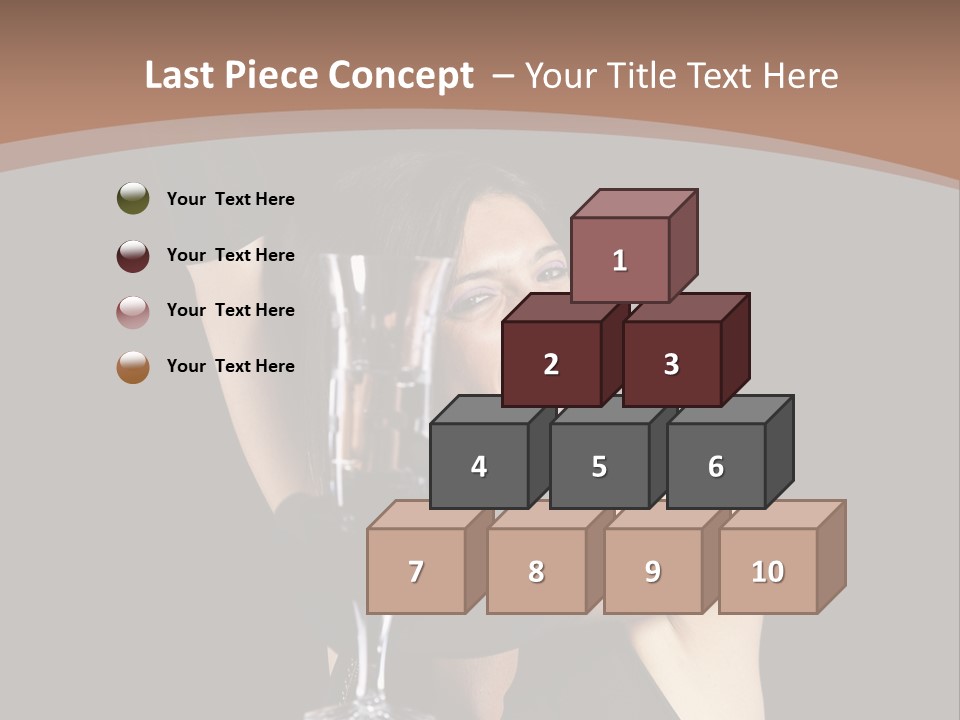 Woman Fashion Cheerful PowerPoint Template