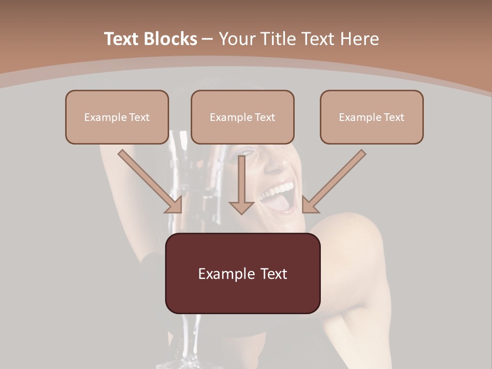 Woman Fashion Cheerful PowerPoint Template