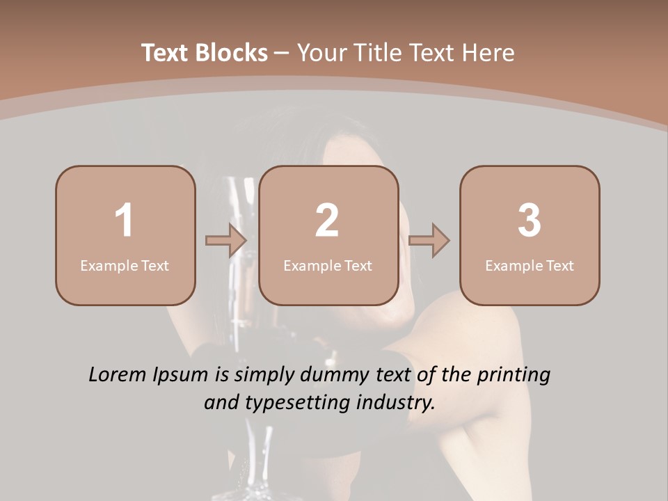 Woman Fashion Cheerful PowerPoint Template