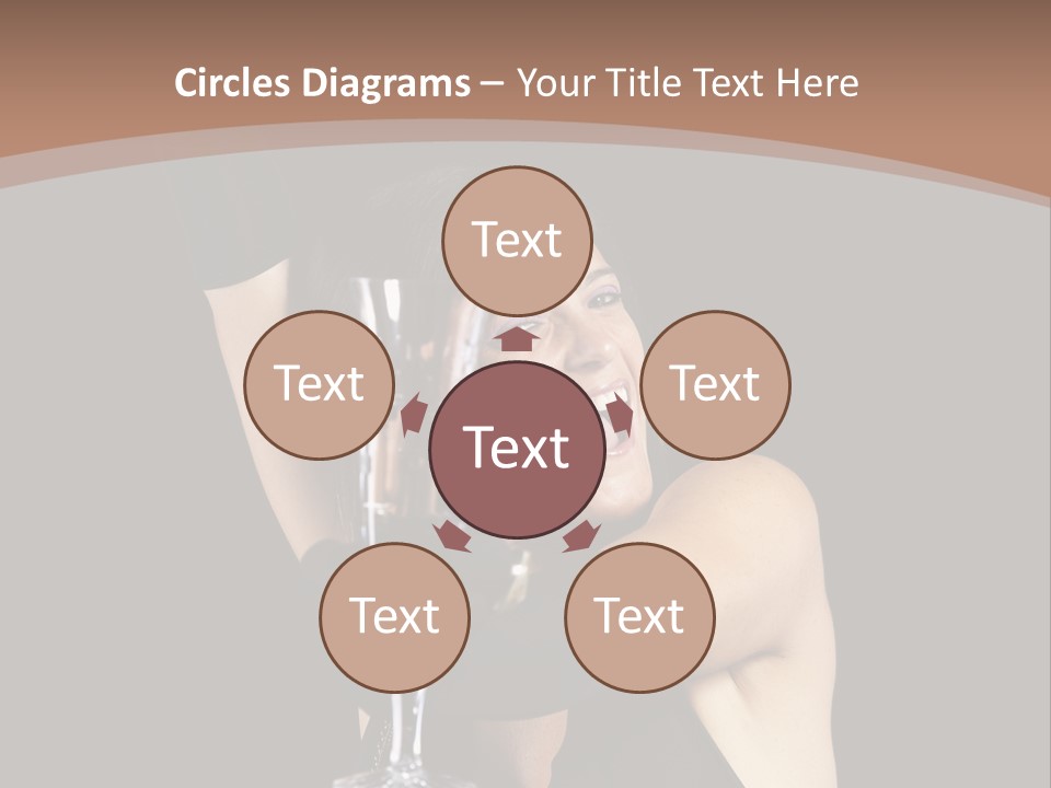 Woman Fashion Cheerful PowerPoint Template