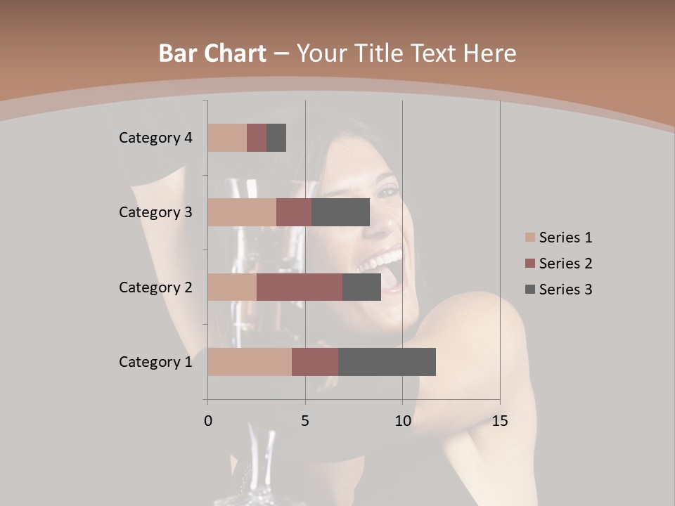 Woman Fashion Cheerful PowerPoint Template