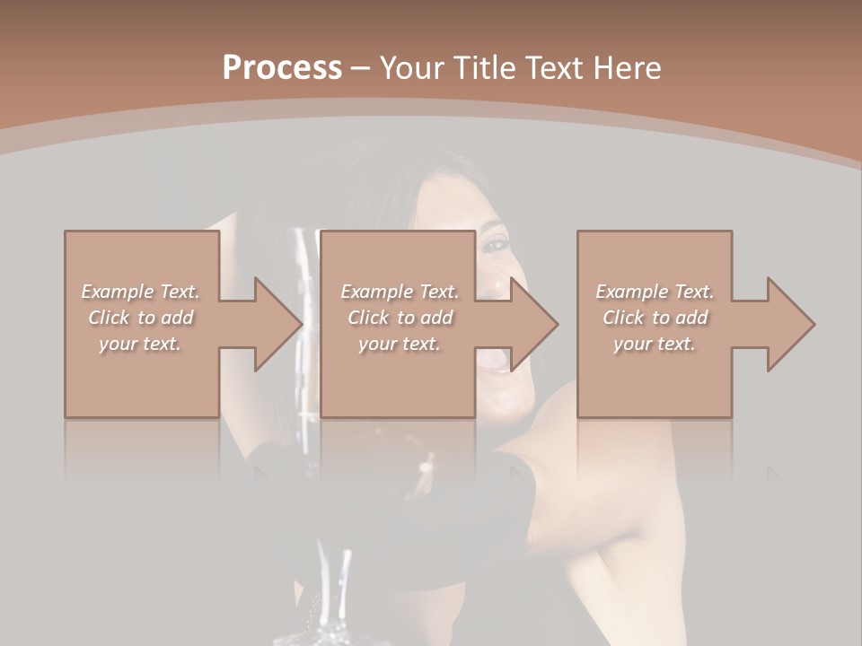 Woman Fashion Cheerful PowerPoint Template