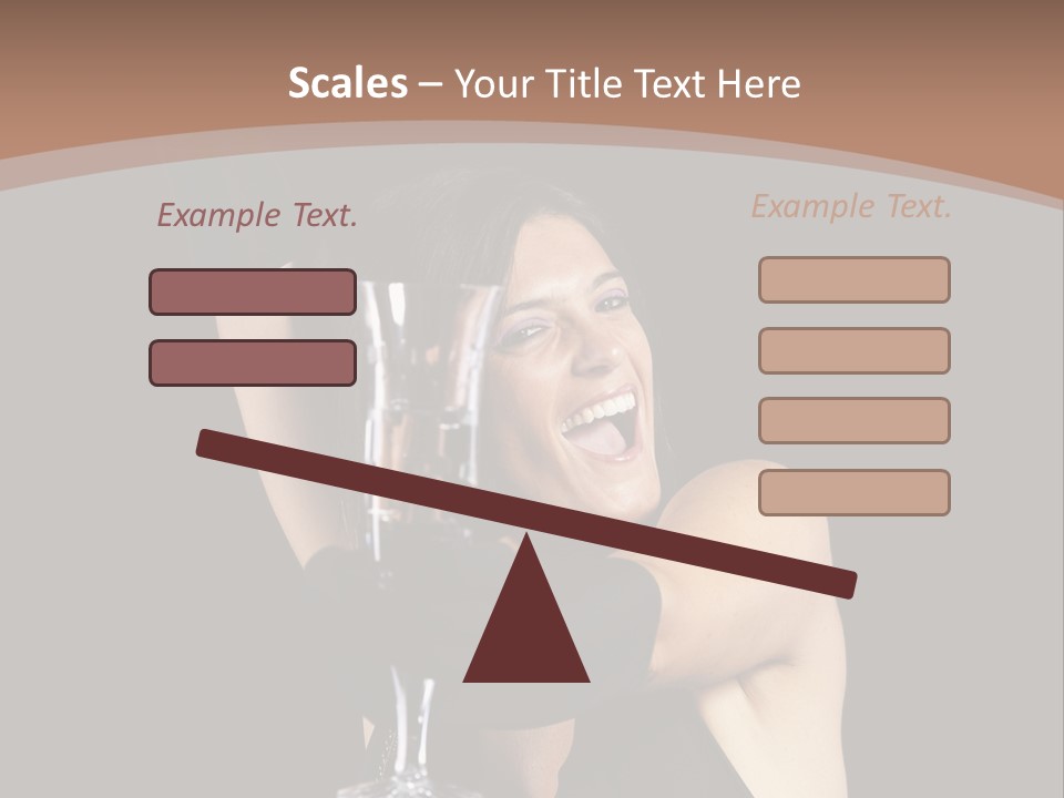 Woman Fashion Cheerful PowerPoint Template