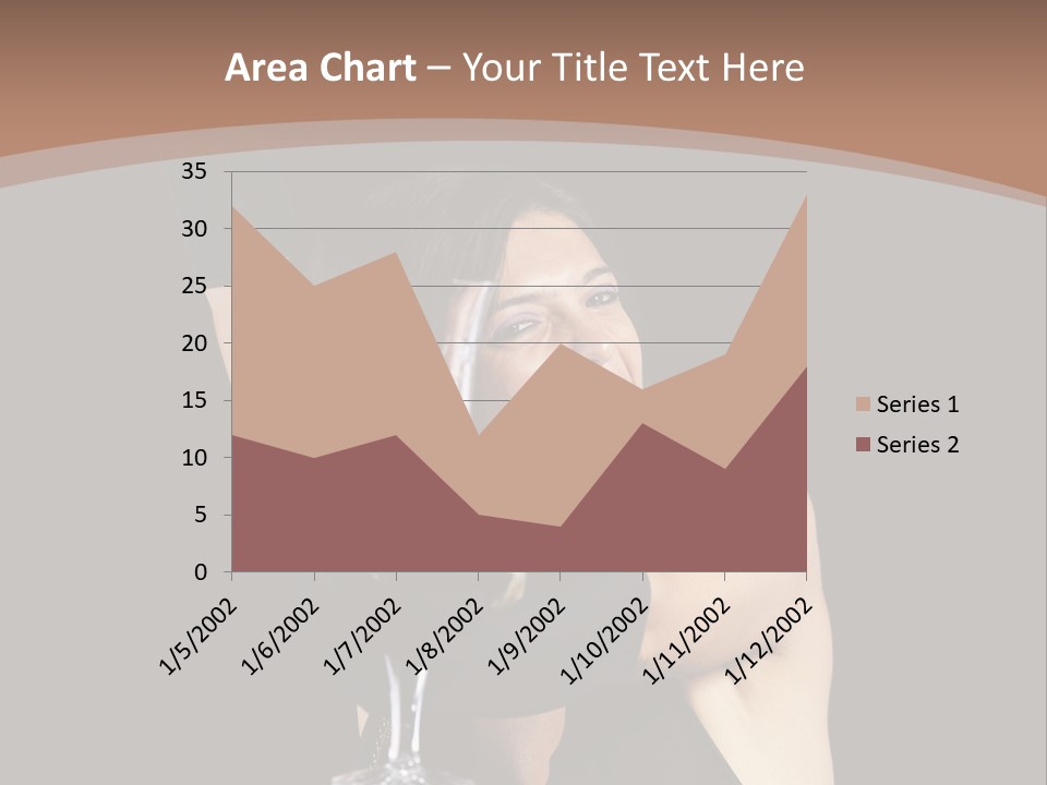 Woman Fashion Cheerful PowerPoint Template