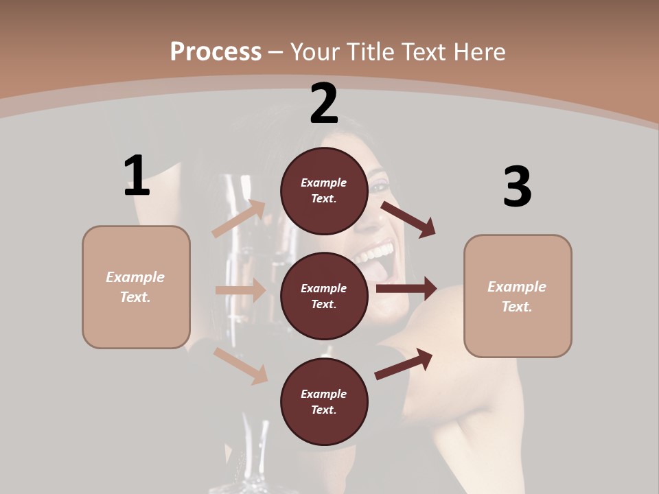 Woman Fashion Cheerful PowerPoint Template