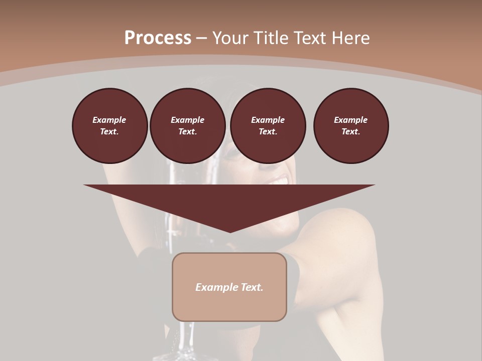 Woman Fashion Cheerful PowerPoint Template