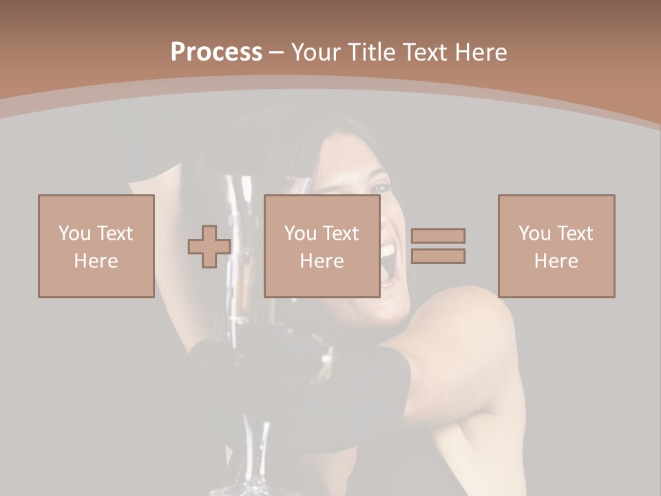 Woman Fashion Cheerful PowerPoint Template