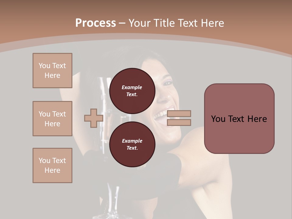 Woman Fashion Cheerful PowerPoint Template